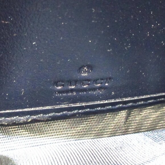 GUCCI Horsebit Beige Dark Navy Canvas Leather - 764-081625 - Picture 12 of 13